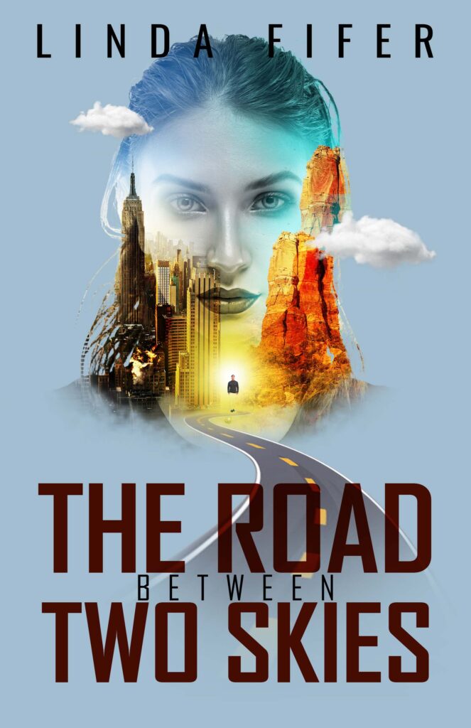The front cover of The Road Between Two Skies